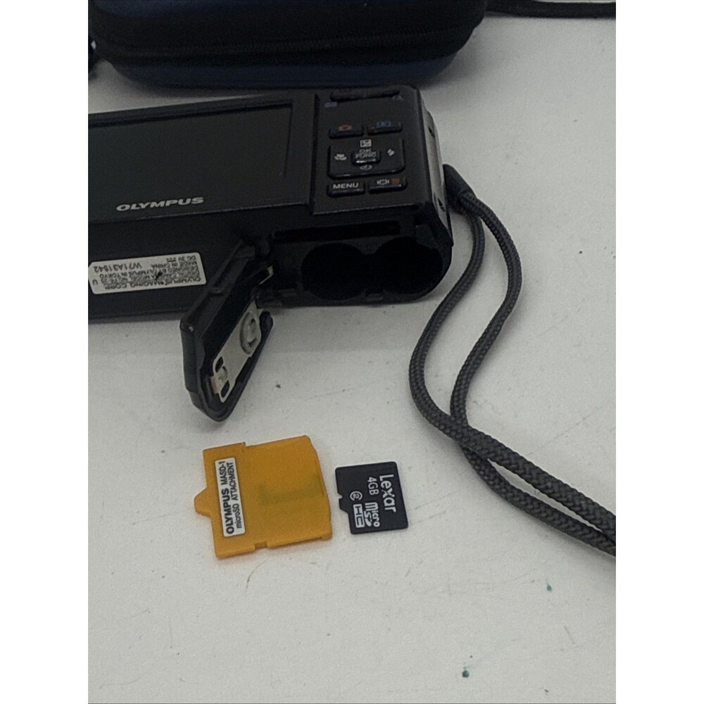 Olympus FE-25 10MP Digital Camera Black with Olympus 4GB Memory Card &Case Works - Picture 9 of 9